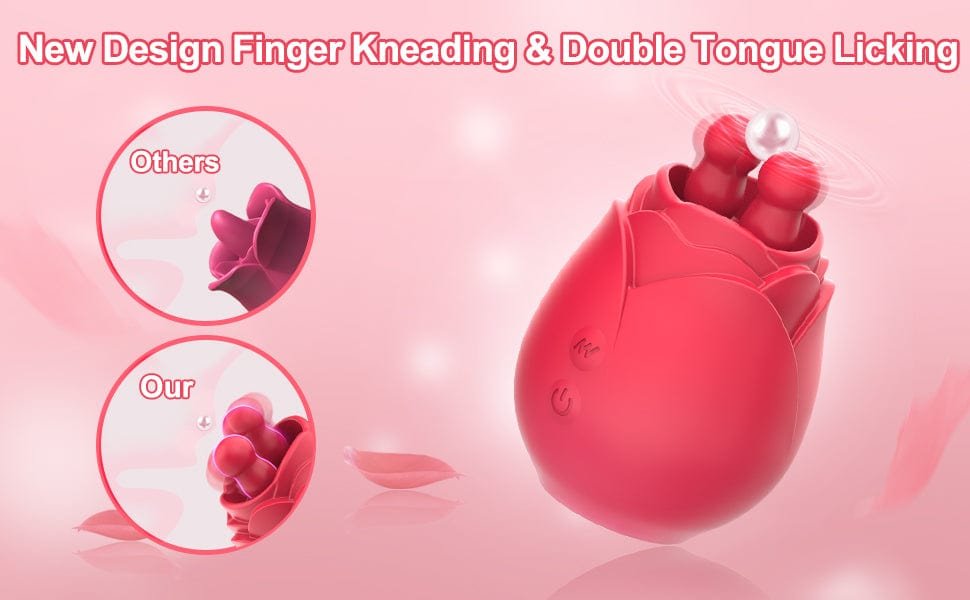 Vibrateur à double langue Rose Juliet