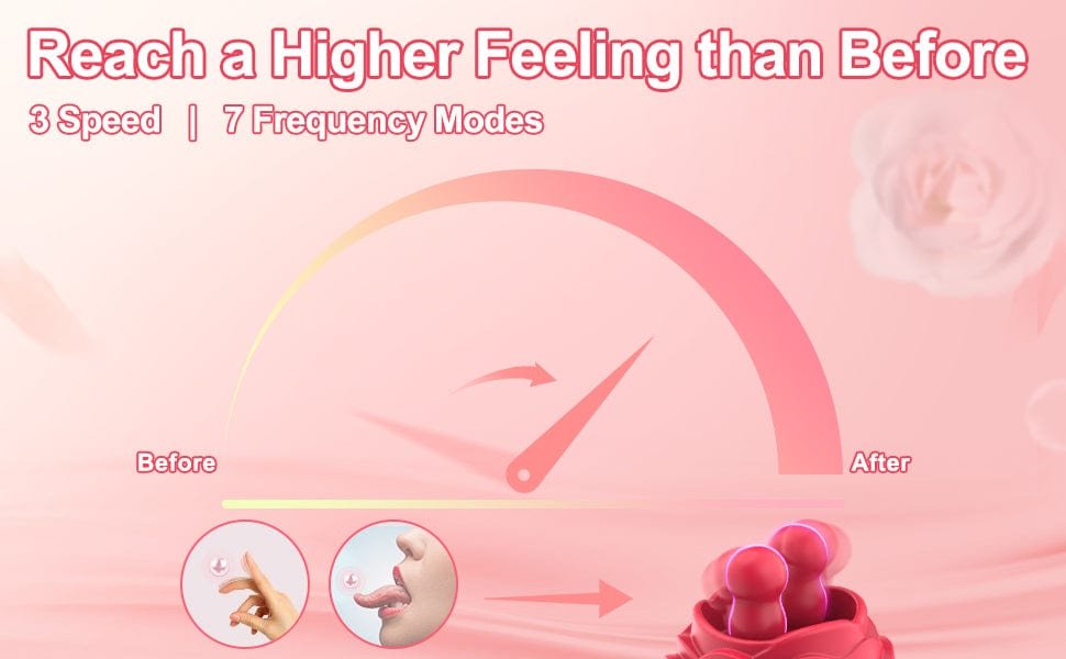 Vibrateur à double langue Rose Juliet