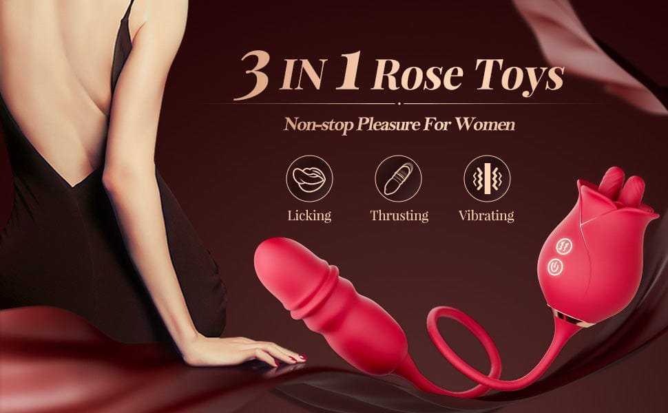 Dual Zunge Rose Vibrator