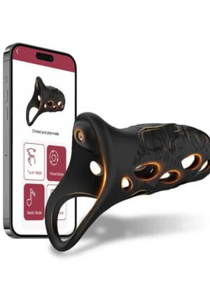 App Controlled Waterproof Male Vibrator with 10 Modes