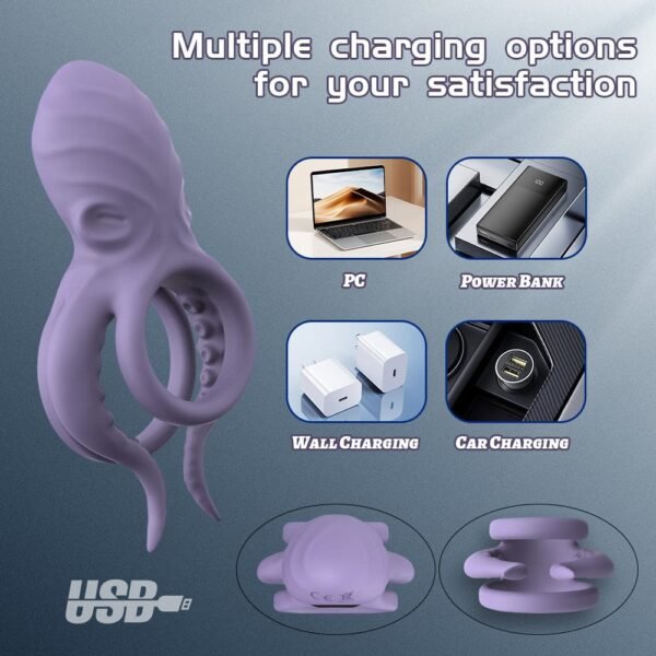 Anello per il pene a eiaculazione ritardata con controllo APP wireless