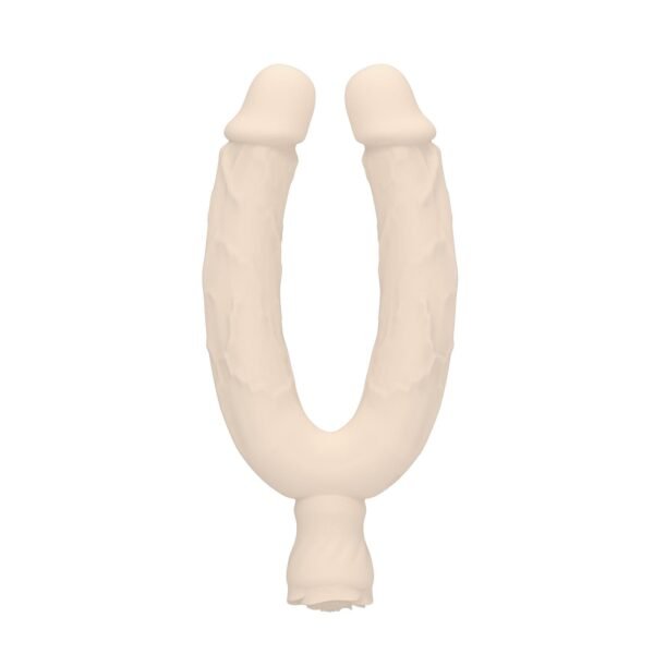 Dildo vibrante a doppia estremità con rosa - anale e G-Spot con 10 modalità