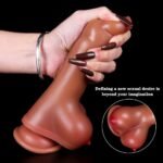 7.68 Inch Soft Manual Dildo with Double Breasts