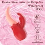 Rose Rabbit Vibrator for Women - 2-in-1 Licking & Vibrating