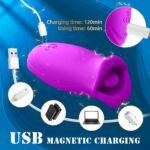 Women's Nipple & Clitoral Vibrator with 10 Biting & 10 Vibrating Modes