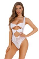 Lingerie Teddy à fleurs