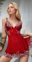 Lingerie Babydoll in pizzo bicolore