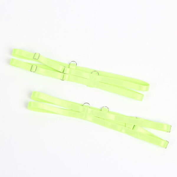 طقم حمالة صدر ورباط دانتيل نيون