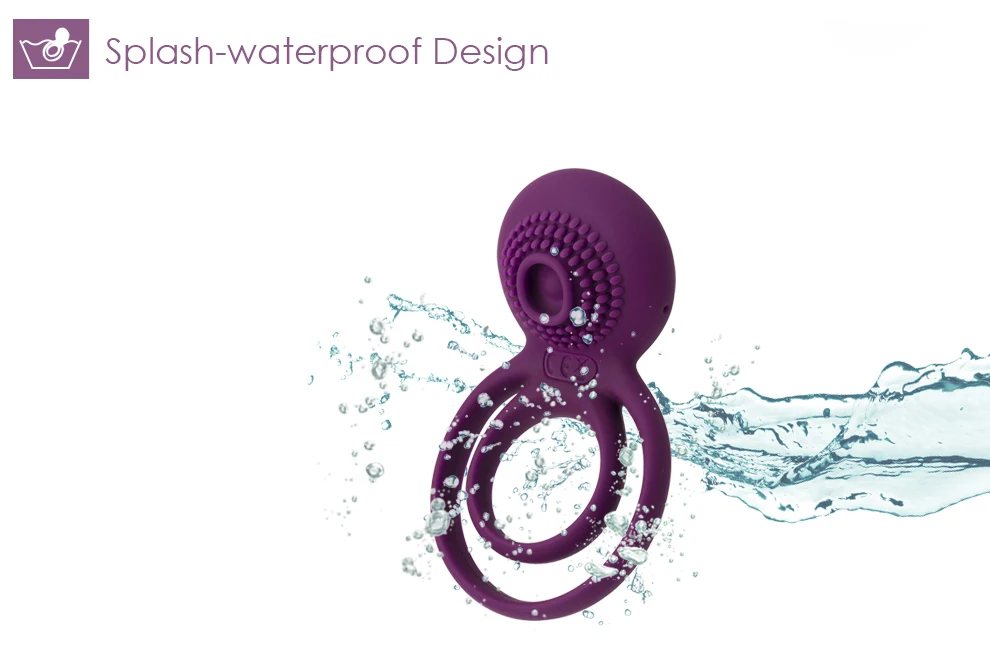 Anello per il pene vibrante maschile