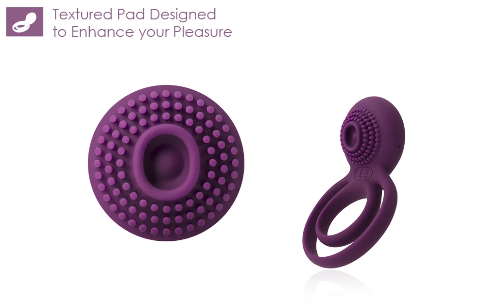 Anello per il pene vibrante maschile