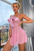 Babydoll lingerie con fiocchi