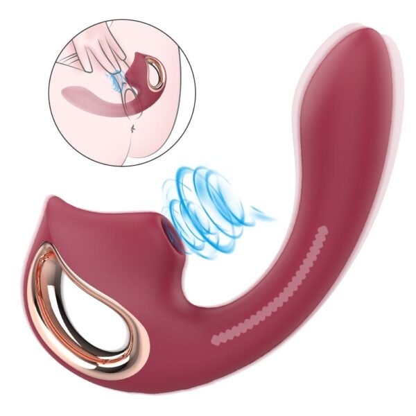 Fashion G-spot Sucking Vibrator Stick