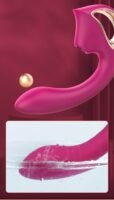 Fashion G-spot Sucking Vibrator Stick