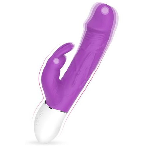 Rabbit Vibrator Dildo with Dual Stimulation