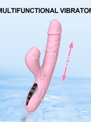 suck telescopic heating vibrator