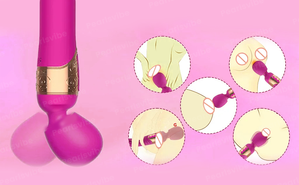 3 In 1 Hollow Slapping Wand Vibrator