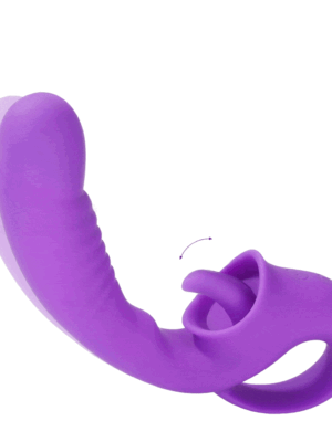 Ava 2-in-1 Zungenleckender Vibrator