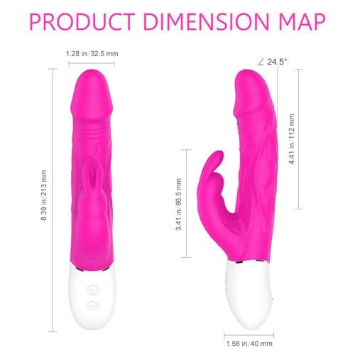 dual stimulation rabbit vibrator