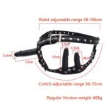 Wearable Removable Silicone G-Spot Stimulating Dildo