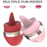 10-Mode Licking Tongue Egg Vibrator - Medical Silicone