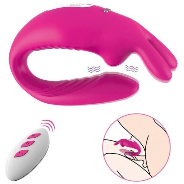 Clitoral G-Spot Rabbit Vibrator for Couples