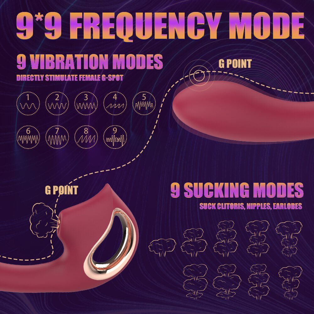sucking G-spot vibrator