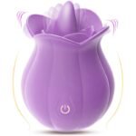 10 Speed Rose Vibrator with Tongue Licking Function