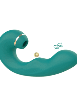 Tapping Sucking G-spot Vibrator