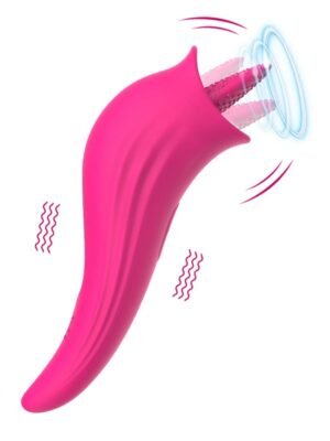 Realistic Tongue Licking Vibrator with USB Charging